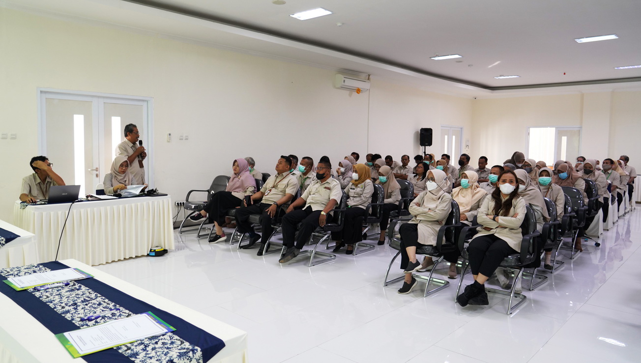 Sosialisasi KMK Kode Etik dan Kode Perilaku ASN di Lingkungan Kemenkes RI serta Sosialisasi Kebijakan Mutu ISO 9001:2015 BBTKLPP Yogyakarta